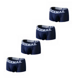 4PCS/Lot Boxer Men's Mesh Breathable Men's Underwear Shorts Panties Boxer Underpants MartLion JM442Navy4PCS L 