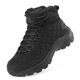 Waterproof Men's Tactical Military Boots Outdoor Non-slip Hiking Shoes Casual Sneakers Desert MartLion black 40 