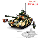 Military ww2 Cannon Assault Armored Vehicle Battle Tank Car Truck Army Weapon Building Blocks Sets  Model King Kids Toys Gift Mart Lion No Box 2 Dolls 16  