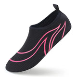 Men Aqua Shoes Lightweight Women Water Shoes Soft Couple Beach Shoes Summer Anti-slip Casual Sneakers Flexible MartLion K18-BlackRose 38-39 CHINA