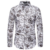 Dot-Print Casual Shirts for Summer Short Sleeve Regular Formal Clothing Men's Office Button Up Blouses Mart Lion ML-02 4XL  Fit 75-83Kg 
