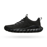 Men's Sneakers Black Sports Shoes Summer Light Casual Soft Walking for Travel Hiking MartLion Black 42 