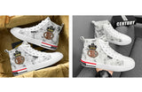 Spring Men's High top Canvas Shoes White Sneakers Designer Vulcanized Black Casual Espadrilles MartLion   