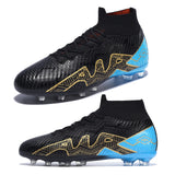 Football Shoes Men's Soccer Boots Spikes Arch Support Ankle Protect Non Slip Wear Resistant Elastic MartLion   