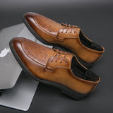 Men's Formal Shoes Lace Up Dress Split Leather Footwear Mart Lion   