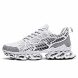 Men's Free Running Shoes All-match Blade-Warrior Sneakers Mesh Breathalbe Jogging Athletic Sports Mart Lion 223white 7 