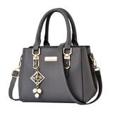 Handbags Women Shoulder Bags Casual Leather Messenger Bag Large Capacity Handbag Promotion MartLion Dark Gray One Size CHINA