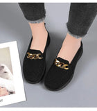 Shoes Trend Slip On Loafers Ballet Flats Ladies Sneakers Women's Summer Comfort Footwear Casual Mom Cotton MartLion   