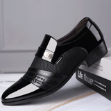 Former Men's Shoes Black Leather Luxury Party Office Casual Loafers Zapatos De Vestir Hombre Mart Lion   