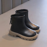 Children Short Boots for Girls Boys Winter British Style Soft Anti-slippery Versatile Shoes MartLion