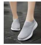 Women Vulcanized Shoes Women Sneakers Slip On Flats Loafers Walking zapatos para correr Mart Lion   