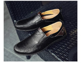 Genuine Leather Casual Shoes for Men's Outdoor Non-slip Soft Driving Loafers MartLion   