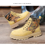 Autumn Winter Men's Ankle Boots Genuine Leather Couples Tooling masculina MartLion   