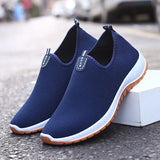 Korean Sports Shoes Men's Mesh Surface Breathable Soft Bottom Running Mart Lion A03 Blue 39 