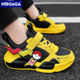 Cartoon Kids Shoes Classic Children Sneakers for Boys Walking Girls Casual Outdoor with Leather MartLion   