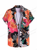 Floral Shirts Men's Shirts Hawaiian Casual Camp Vocation Beach Blouse MartLion   