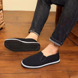 Classic and soft sole one foot pedaling tire sole old Beijing cloth shoes casual and lazy work MartLion   