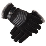 Touch Screen Winter Warm Men's Gloves Leather Casual Gloves Mittens for Men Outdoor Sport Full Finger Glove MartLion   