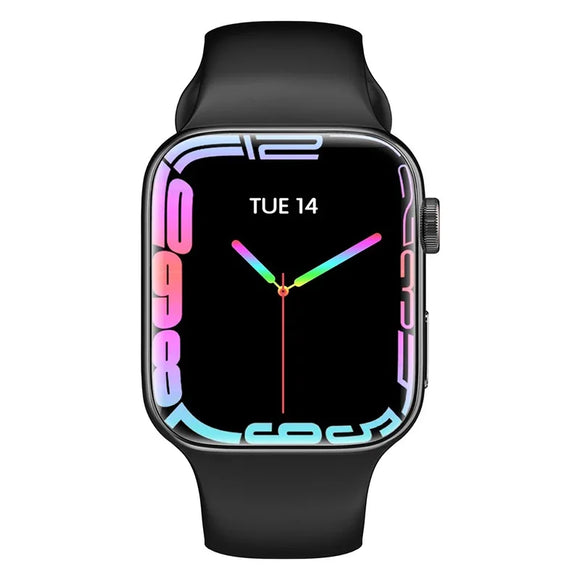 Smart Watch I8 Pro Max Answer Call Sport Fitness Tracker Smartwatch Men's Women Gift For Apple Phone PK IWO 27 X8 T500 MartLion black  