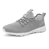 Light Men's Running Shoes Breathable Sneaker Casual Antiskid and Wear-resistant Jogging Sport Mart Lion Grey 36 