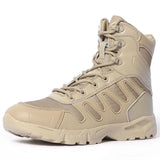 Men's Boots Hiking Shoes Military Super Light Combat Special Force Tactical Desert Ankle Masculina MartLion Sand 5 