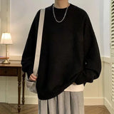 Zebra print crewneck knitted jumper sweaters pullovers men's and women vintage loose show slim niche trend MartLion 2black M 