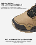 Outdoor Hiking Shoes Waterproof High-top Climbing Boots Non-slip Wear-resistant Trekking Men's Winter MartLion   