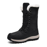 Winter Men's Warm Plush Fur Snow Boots Ankle Casual Motorcycle Waterproof Cowboy Mart Lion 30006black 38 