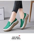 Women Shoes Flats Leather Sneakers Casual Walking Footwear Loafers MartLion   