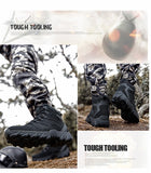 Tactical Boots Men's Special Force Military Leather Light Outdoor Hunting Mart Lion   