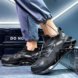 Spring Men's Blade Running Shoes Breathable Sneakers Jogging Antiskid Damping Sports Training Zapatillas Mart Lion   