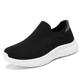 Couple Running Breathable Sports Shoes Lightweight and Spring Summer Men's Casual MartLion Black - Women 38 