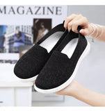 Women's Loafers Slip On Elegant Shoes For Platform Ballet Flats Luxury Trend Classic Sneakers MartLion   