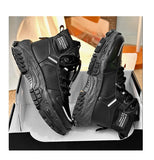Casual Motorcycle Boots Hiking Slip On Shoes Outdoor Sneakers Walking Tide Shoes Men's Boots MartLion   