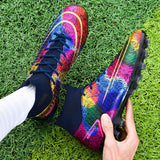  Soccer Shoes Men's Ag/Tf Football Boots Cleats Ankle Youth Glass Training Sneakers Unnisex Outdoor Sports Mart Lion - Mart Lion
