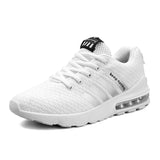 Men's Casual Shoes Sneakers Breathable Cushion Mesh Running Sports Walking Jogging Mart Lion white 39 