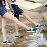 Men's Women Summer Sandal Mesh Mules Breathable Padded Beach Flip Flops Shoes Solid Flat Bath Slippers Outside Slippers Mart Lion   