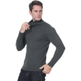 Winter Men's Turtleneck Sweater Casual Men's Knitted Sweater Keep Warm Fitness Pullovers Tops MartLion   