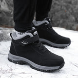 Women Boots Waterproof Snow Boots Warm Plush Winter Shoes Mid-calf Non-slip Winter Female MartLion   