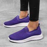 Ladies Handmade Solid Color Women Shoes Classic Casual Flat Heel Sneakers Non-slip Fashion Zapatos De Mujer Mart Lion   