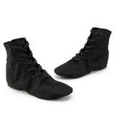High-top Adult Children's Ballet Shoes Canvas Jazz Boots Soft-soled Dance Exercise Women's Modern Dance MartLion   