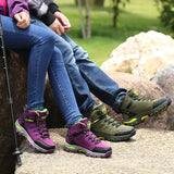  Spring Men Hiking Shoes Breathable Trekking Shoes Mountain Climbing Sneakers Trail Jogging Outdoor Waterproof MartLion - Mart Lion