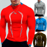  t Shirt Men's Quick Drying Sport Fitness Shirts Long Sleeve Bodybuilding Top Compression Running t Shirt Gymwear MartLion - Mart Lion