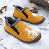 Men's Women Snow Shoes Waterproof Plush Warm Fur Non-slip Slip-on Winter Sneakers Botas Mujer Invierno Outdoor Mart Lion   