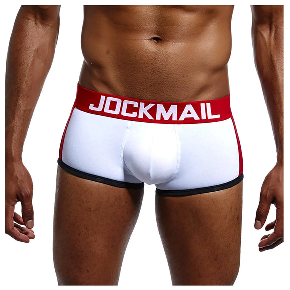 Men's Boxers Boxer Shorts Underpants Underwear Bulge Pouch Breathable Panties Solid Boxer Hombre MartLion White XXL CHINA