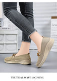 Shoes Trend Slip On Loafers Ballet Flats Ladies Sneakers Women's Summer Comfort Footwear Casual Mom Cotton MartLion   