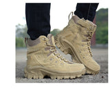  Men's Military Tactical Boots Army Side Zipper Military Anti-Slip Ankle Work Safety Shoes Hiking Mart Lion - Mart Lion