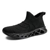 Shoes For Men's Sneakers Autumn Light Street Style Breathable Trainers Casual Sports Gym Tennis MartLion Black 46 