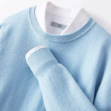 Sweater O-neck Pullovers Men's Loose Knitted Bottom Shirt Autumn Winter Korean Casual Men's Top MartLion   