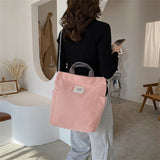 Women's Leisure Canvas Shoulder Bags Designer Large-capacity Ladies Simplicity Handbags Female Versatile Crossbody Mart Lion   